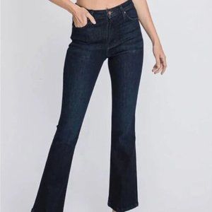 Women's Flare & Wide Leg Jeans - Dark Blue